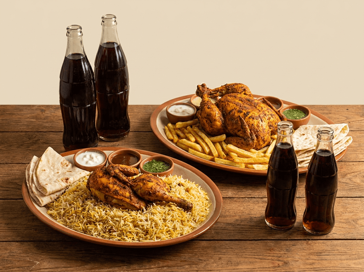 Sajji Deal Combo with Ice Cold Beverage